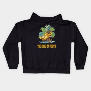 Pineapple: the king of fruits Kids Hoodie